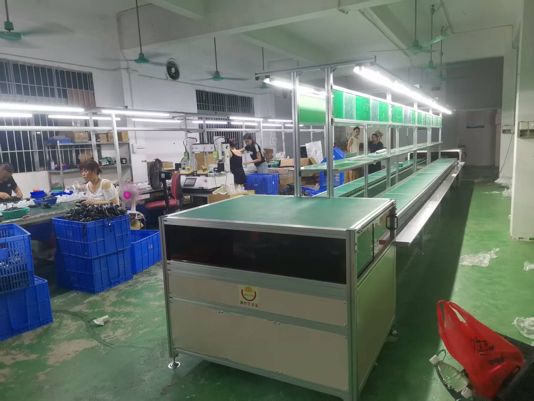 感谢客户的认可与一直以来支持,又下一条环形组装线